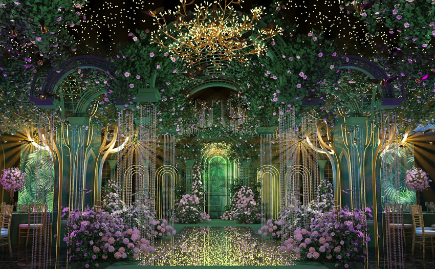 永胜奇妙森林婚礼堂效果展示